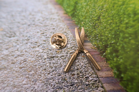 Hedge Clippers Lapel Pin