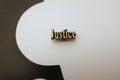 Justice Lapel Pin, Justice Pin – lapelpinplanet
