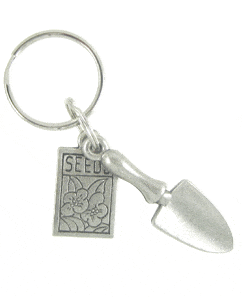 Trowel & Seedpack Keyrings
