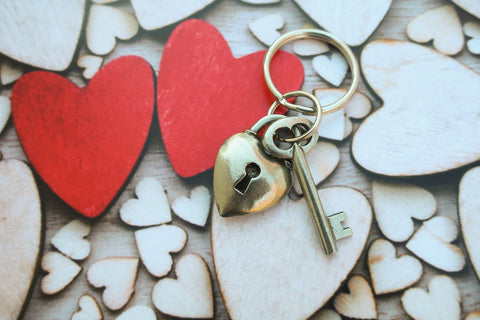 Key to My Heart Keyrings