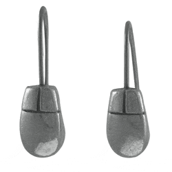 Computer Mouse Earrings | Lapel Pin Planet – lapelpinplanet