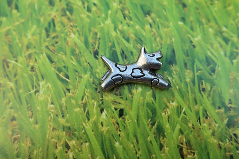 Leaping Dog Lapel Pin