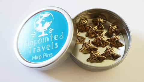 Beach Umbrella Map Pins