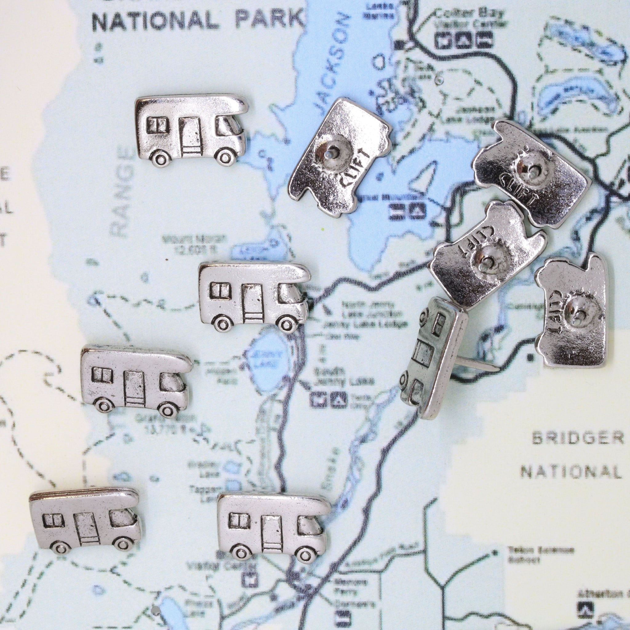 Camper Map Pins - Mark Your Adventures | Lapel Pin Planet – lapelpinplanet