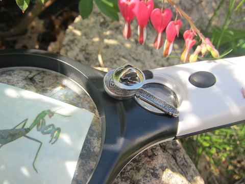 Magnifying Glass Lapel Pin