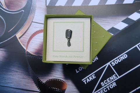 Microphone Lapel Pin