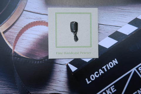 Microphone Lapel Pin