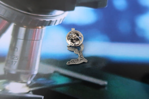 Microscope Lapel Pin