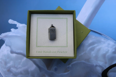 1-2 Gallon of Milk Lapel Pin