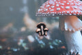 Mushrooms Copper Lapel Pin