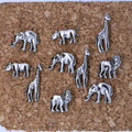 African Animal Pushpins