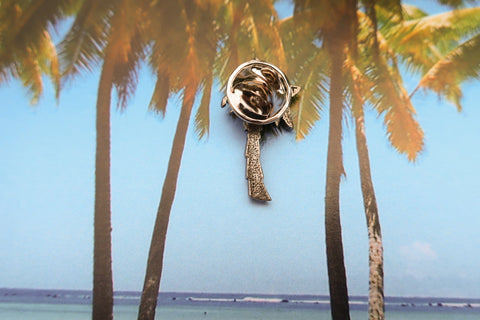 pin the coconut on the palm tree Palm Tree Lapel Pin – lapelpinplanet