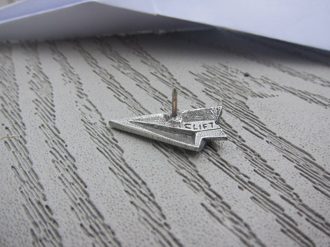 Paper Airplane Lapel Pin