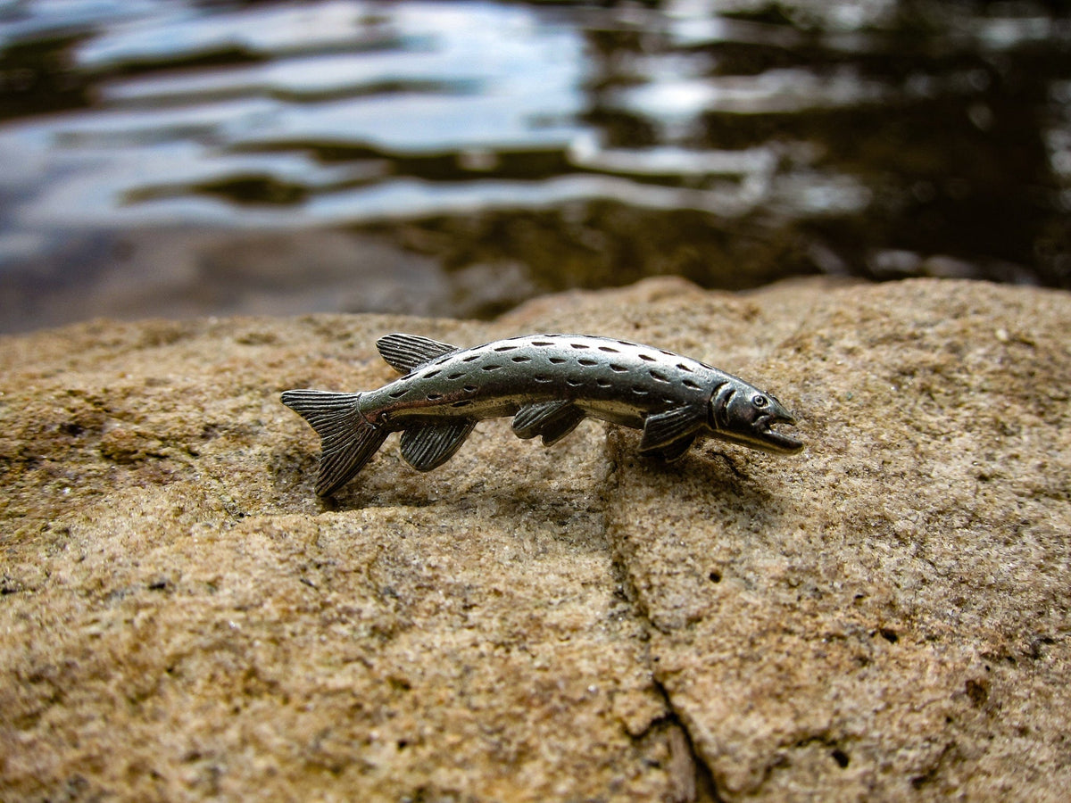 thumbnail image 2 of Northern Pike Hat Or Lapel Pin - Freshwater Series By PinPals (Made In USA) 2 of 3