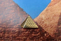 Pyramid Gold Lapel Pin
