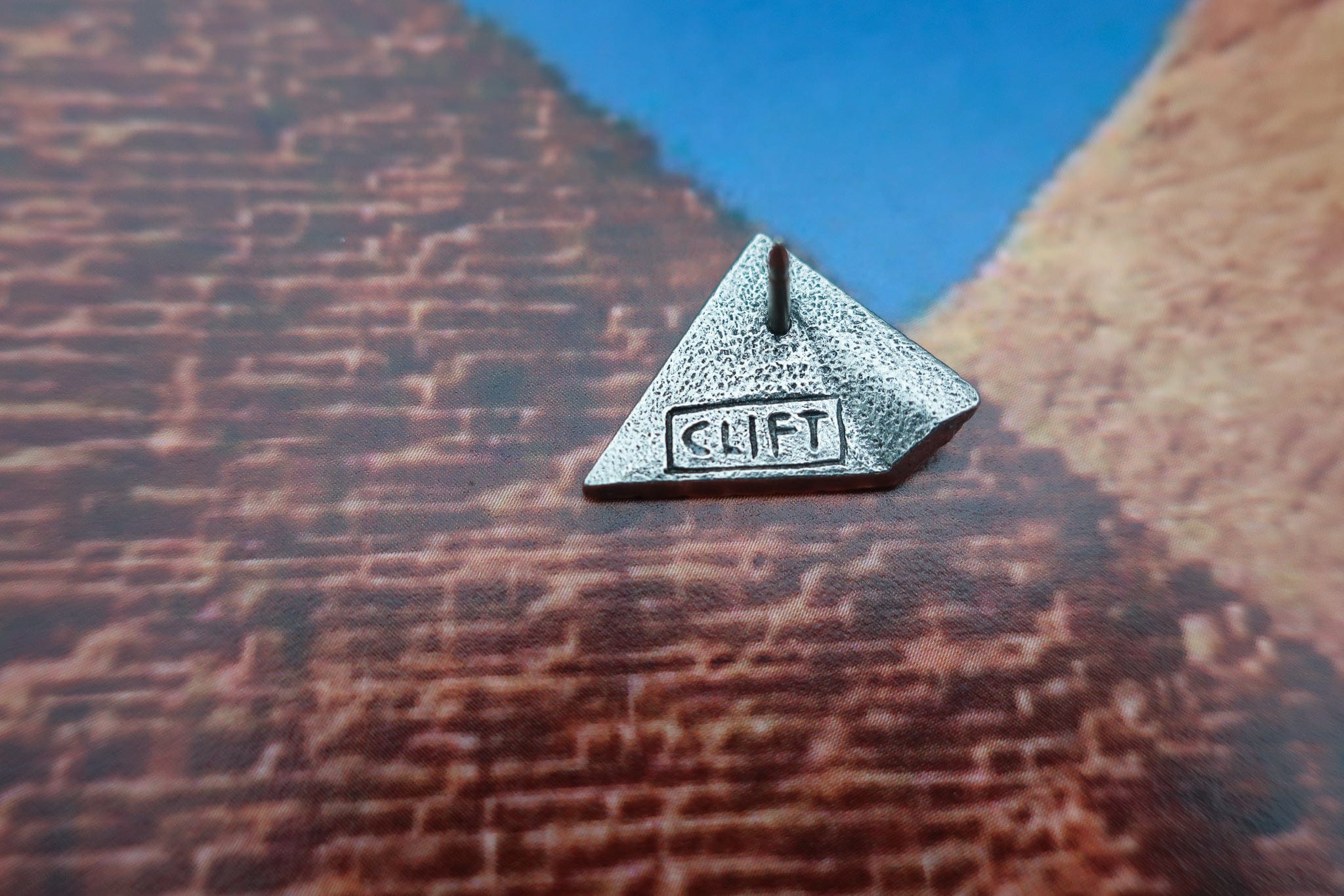 Pyramid Pin Pyramid Lapel Pin – lapelpinplanet