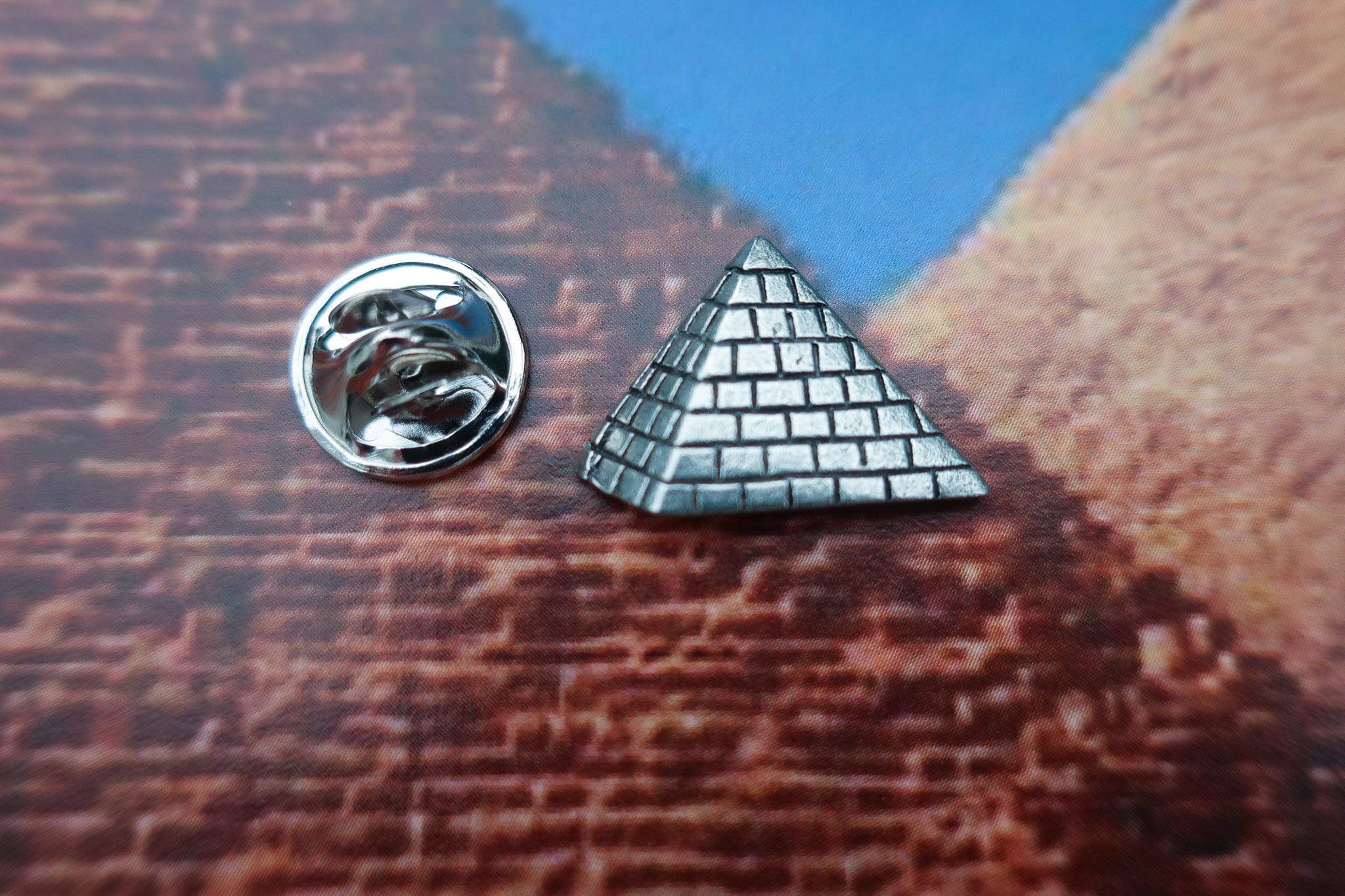 Pyramid Pin Pyramid Lapel Pin – lapelpinplanet