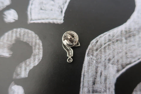 Question Everything Pin Question Mark Lapel Pin – lapelpinplanet
