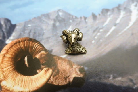 Ram's Head Lapel Pin