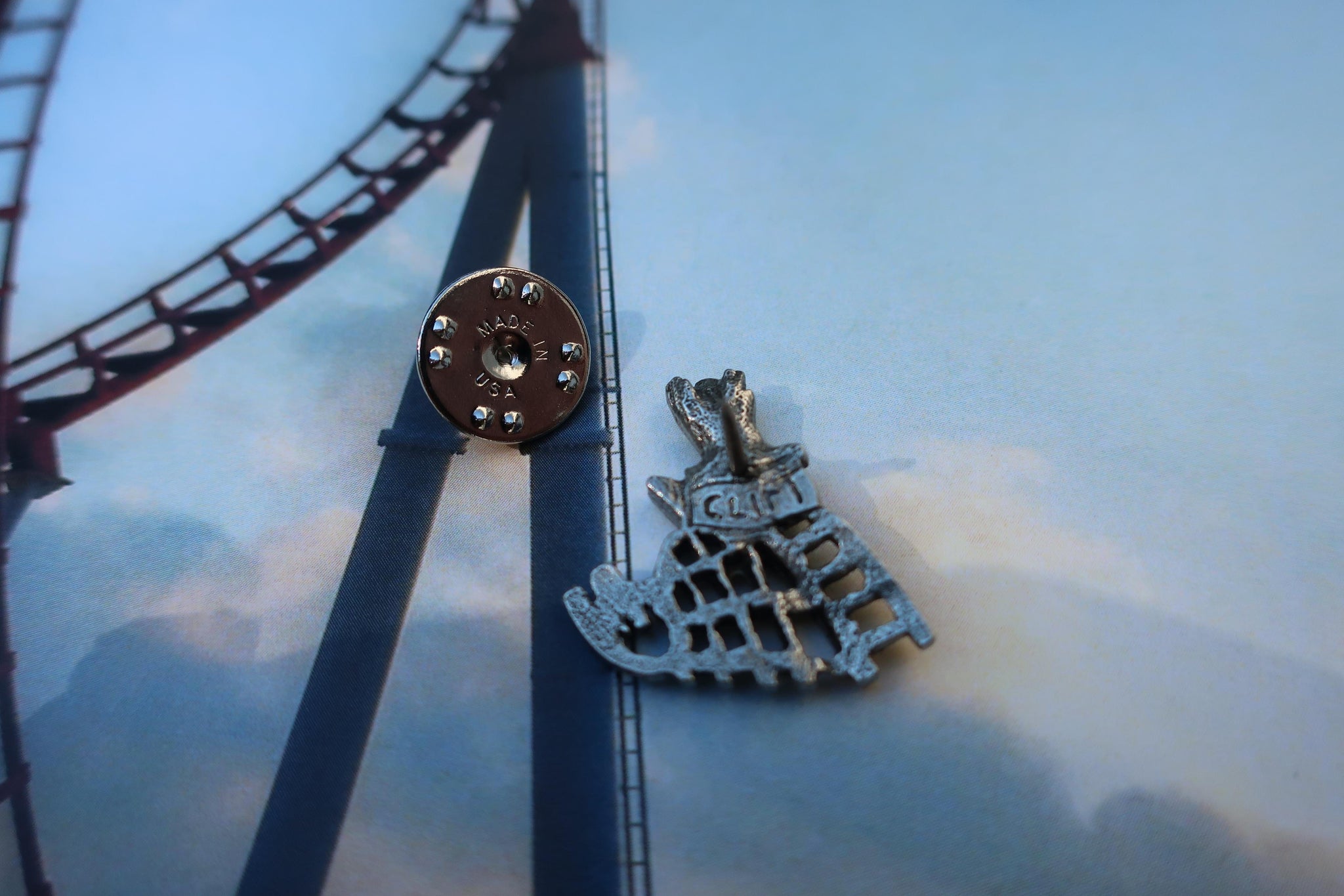 Roller Coaster Lapel Pin