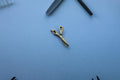 Scissors Gold Lapel Pin
