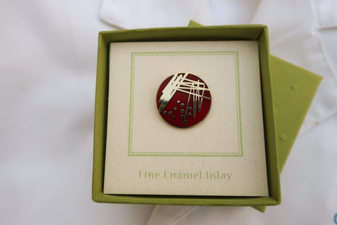 Scratch Test Enamel Pin