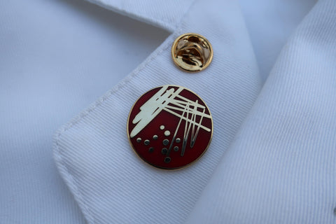 Scratch Test Enamel Pin