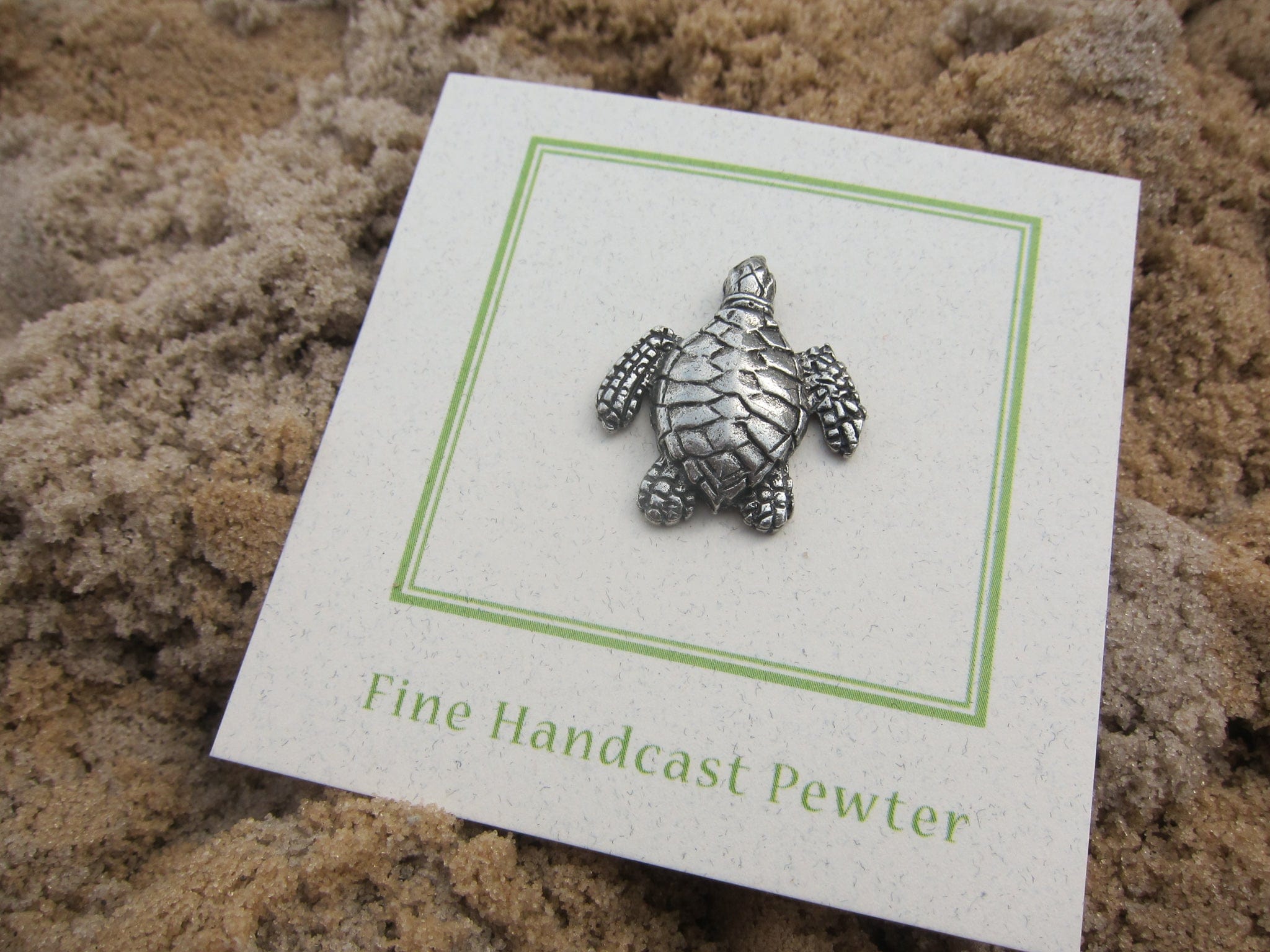 Sea Turtle Lapel Pin – Cute Hard Enamel Brooch For Jackets, Bags & Gifts - View #4