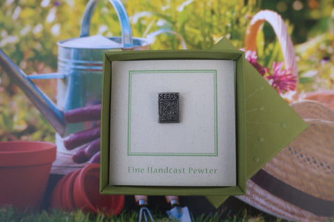 Seed Packet Lapel Pin