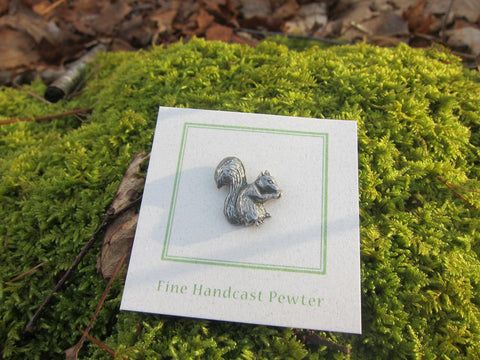 Squirrel Lapel Pin