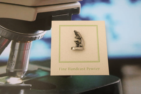 Stereo Microscope Lapel Pin