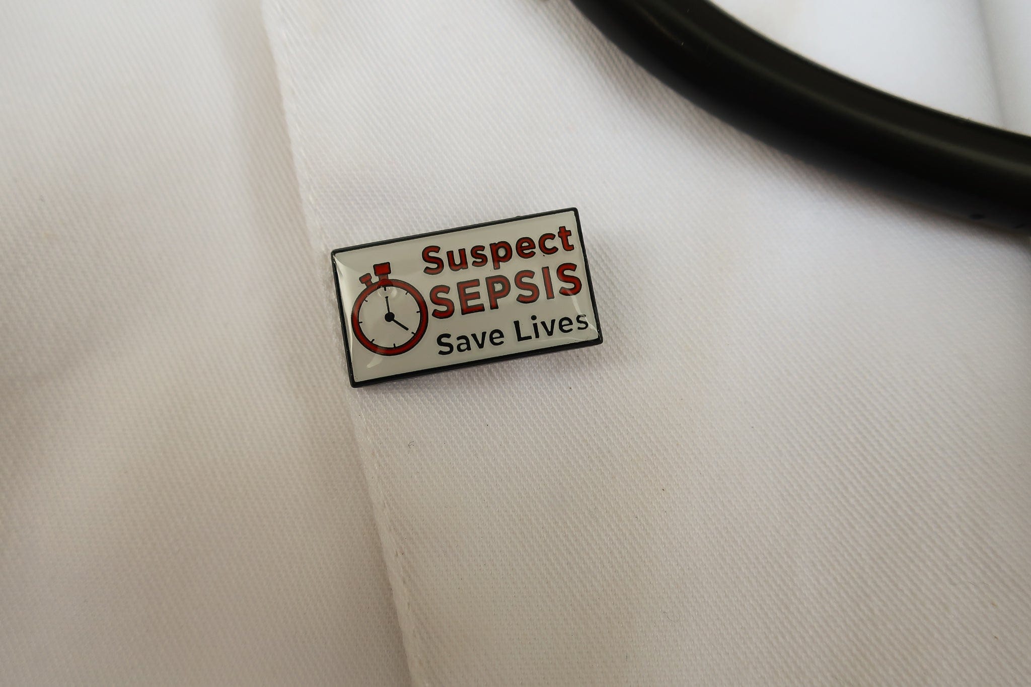 Suspect Sepsis Enamel Pin – lapelpinplanet