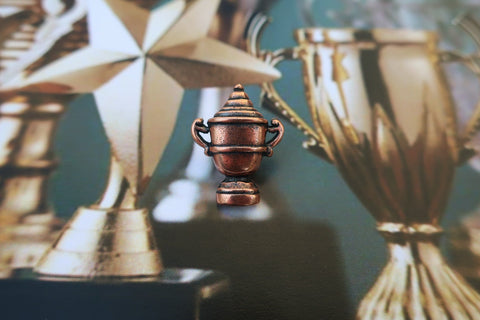 Trophy Copper Lapel Pin