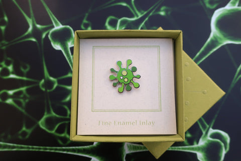 Virus Enamel Pin