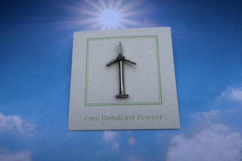 Wind Turbine Lapel Pin